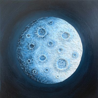 Mond 1 blau